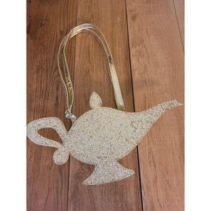 Disney Aladdin Genie Lamp Bag Purse Crossbody Gold Sparkle Glitter